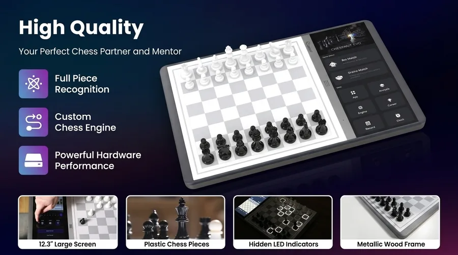 Chessnut Evo build quality and design features