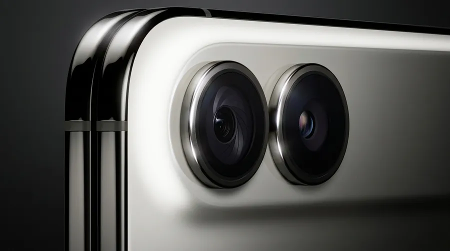 iPhone Duo rear camera lenses close-up