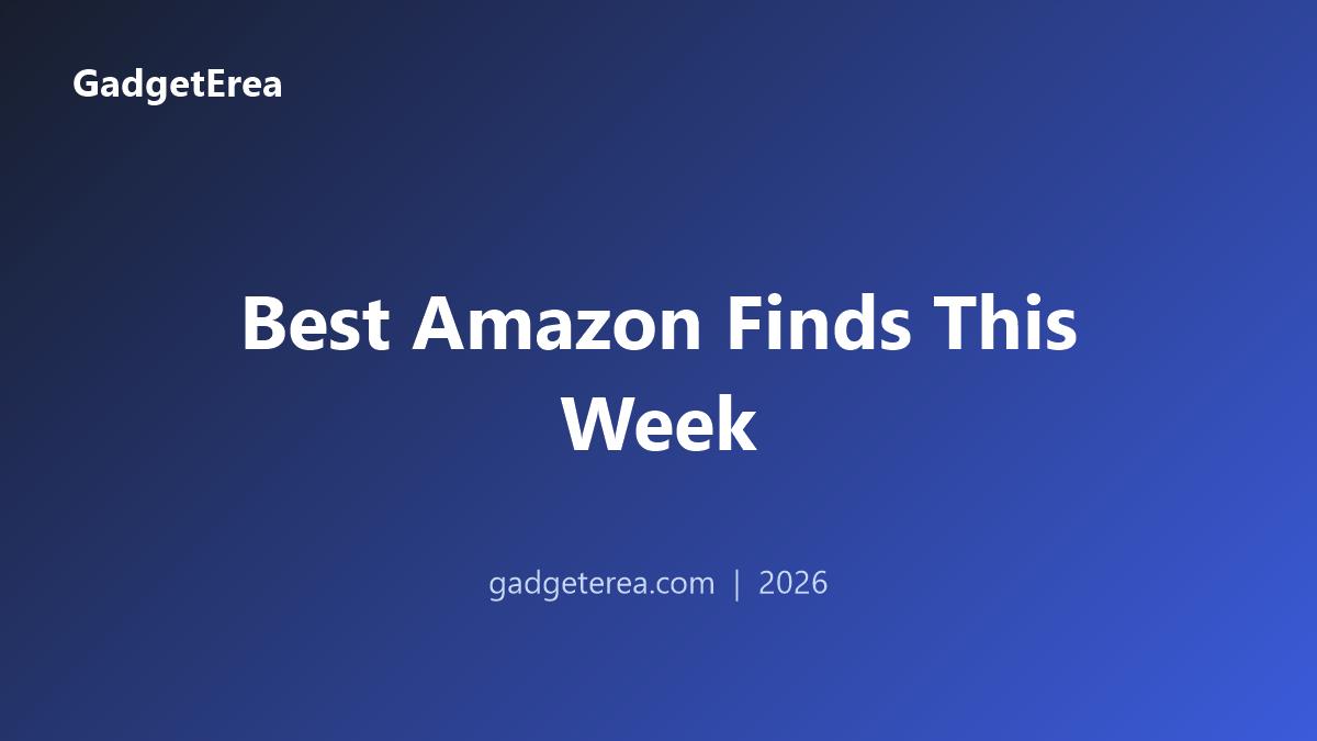 Selection of trending gadgets found on Amazon this week