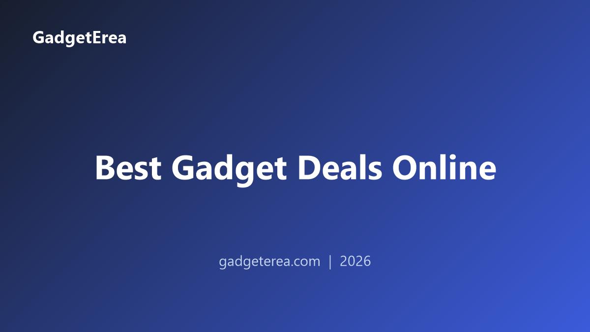 Gadget deals online — verified discounts on tech products