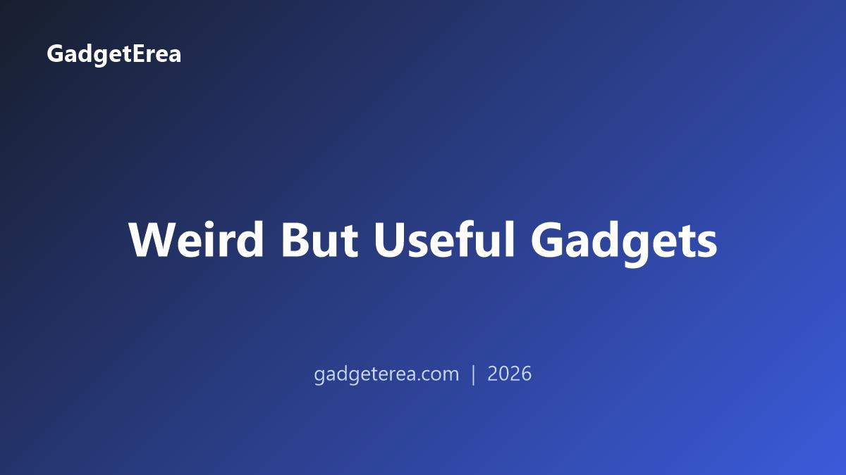 Weird but useful gadgets — auto-follow suitcase, heated lunch box and AI webcam