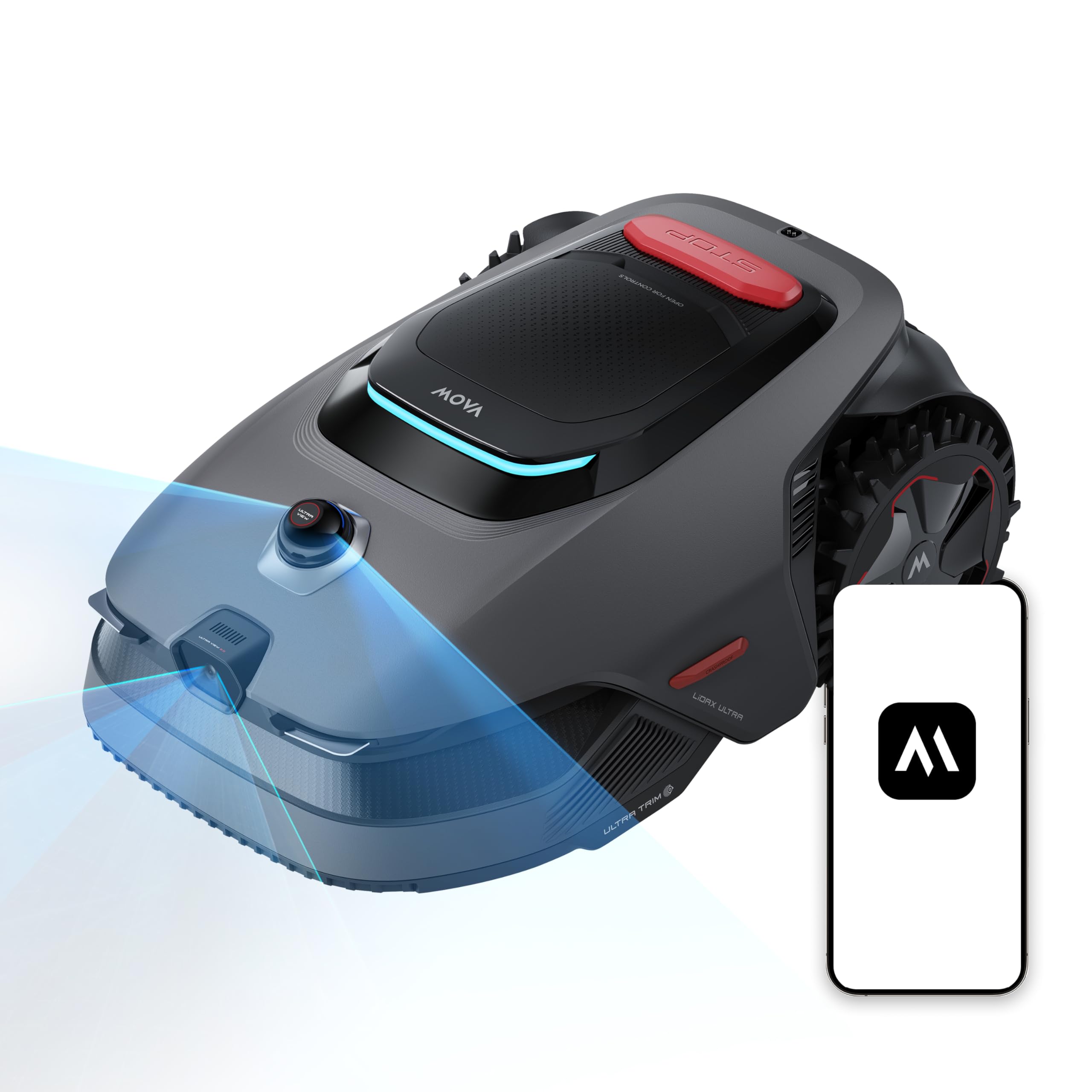 MOVA LiDAX Ultra 2000 wireless robot lawn mower