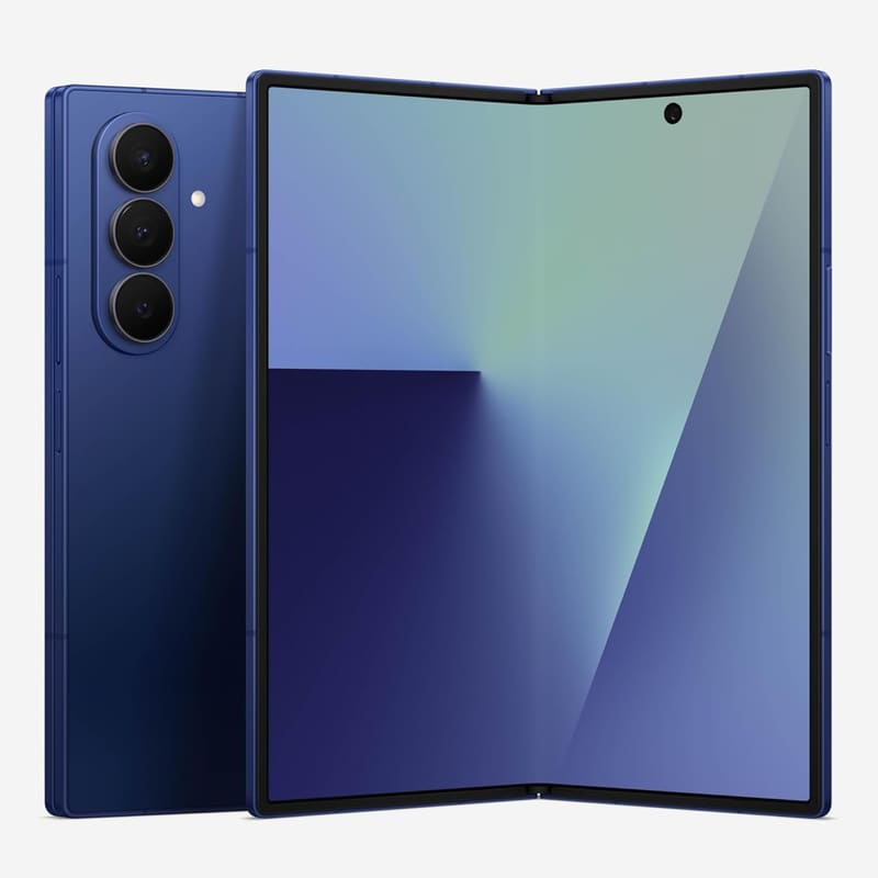 Samsung Galaxy Z Fold7 in Blue Shadow