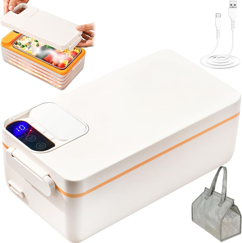 Xvolt rechargeable electric heated lunch box